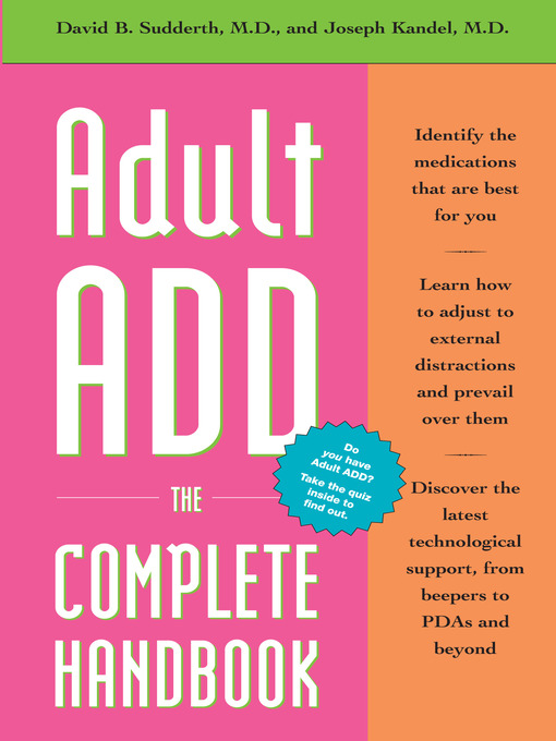 Title details for Adult ADD by David B. Sudderth, M.D. - Available